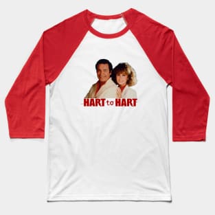 Hart to Hart -  Robert Wagner, Stefanie Powers - 80s Tv Show Baseball T-Shirt